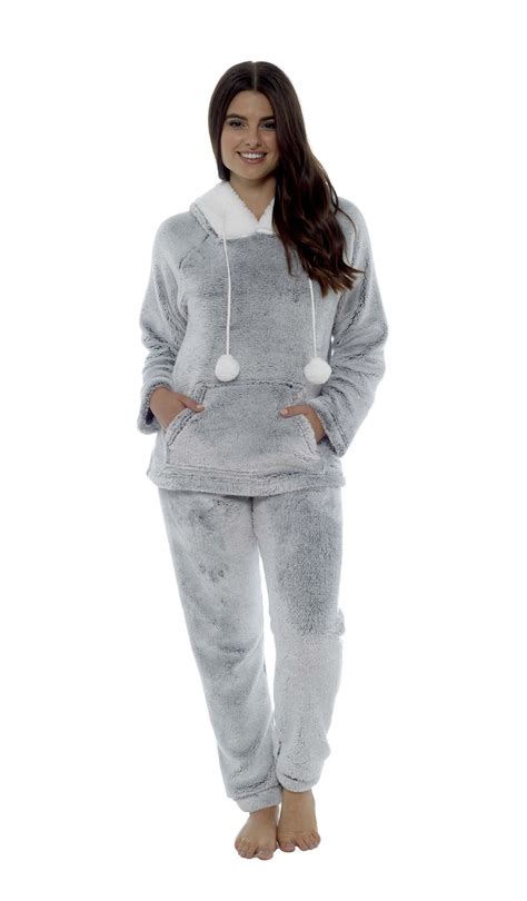 fleece pjs womens|soft fleece pajamas for women.